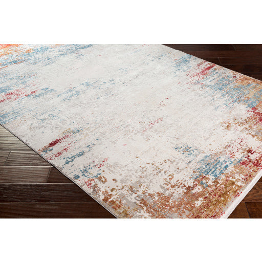 Tapis orange brûlé solaire