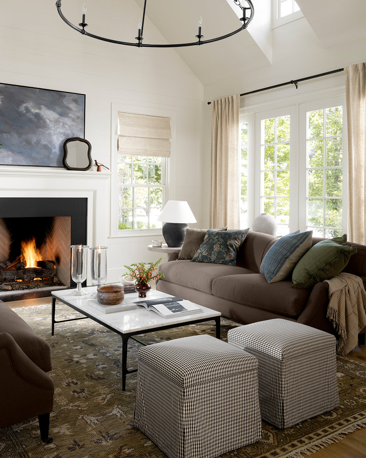 Tapis en laine noué à la main Wayland