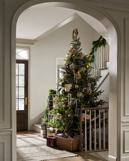 Épicéa de Norvège artificiel pré-éclairé de 9 pi