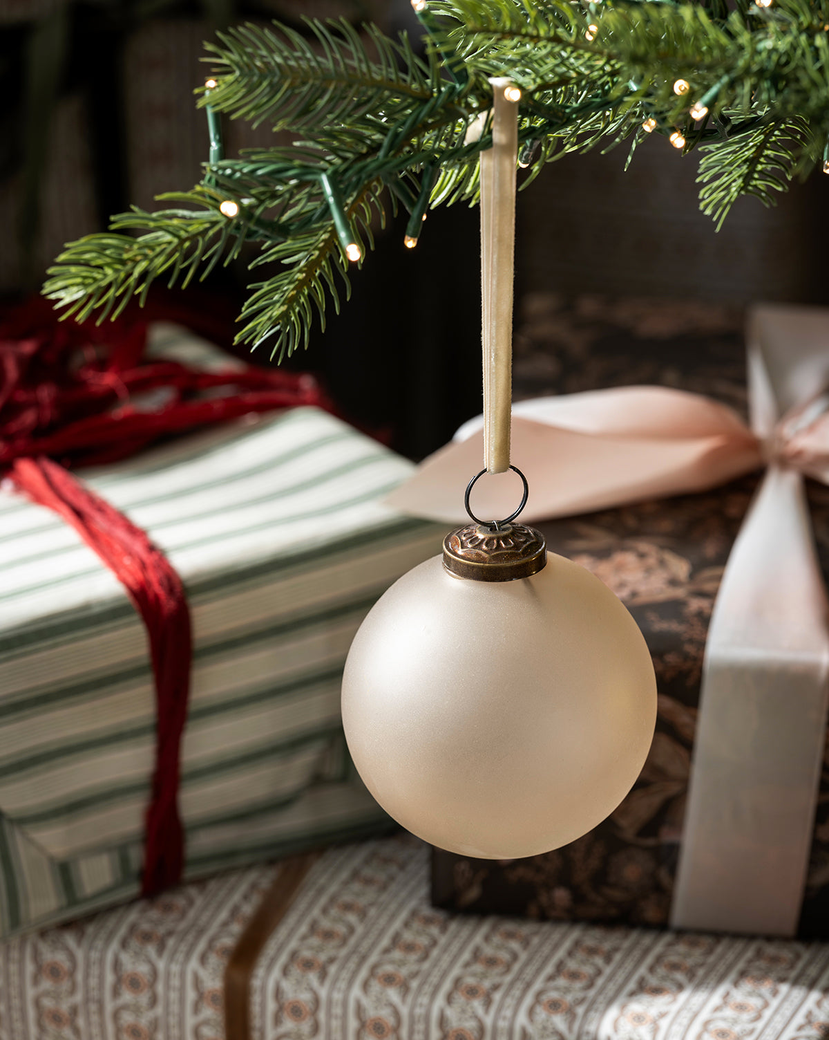 Décorations de Noël neutres (lot de 9)