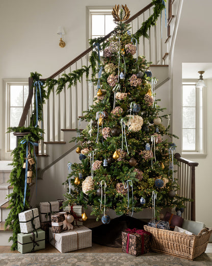 Épicéa de Norvège artificiel pré-éclairé de 9 pi