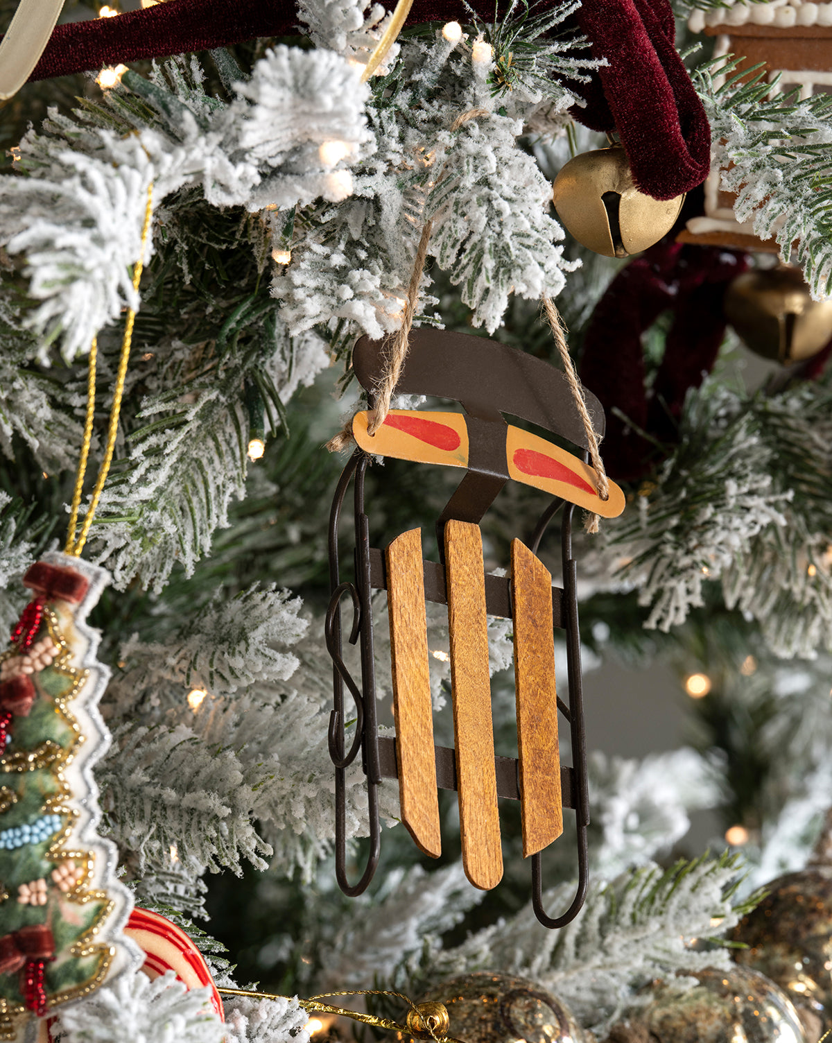 Ensemble de décorations de traîneau (ensemble de 3)