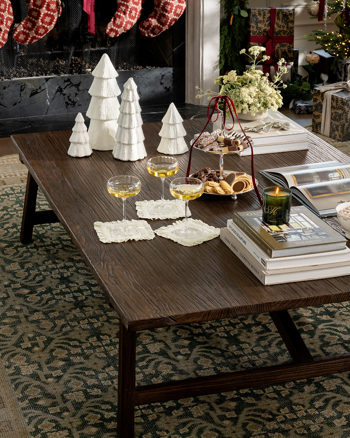 Arbre en papier mâché de confiseur