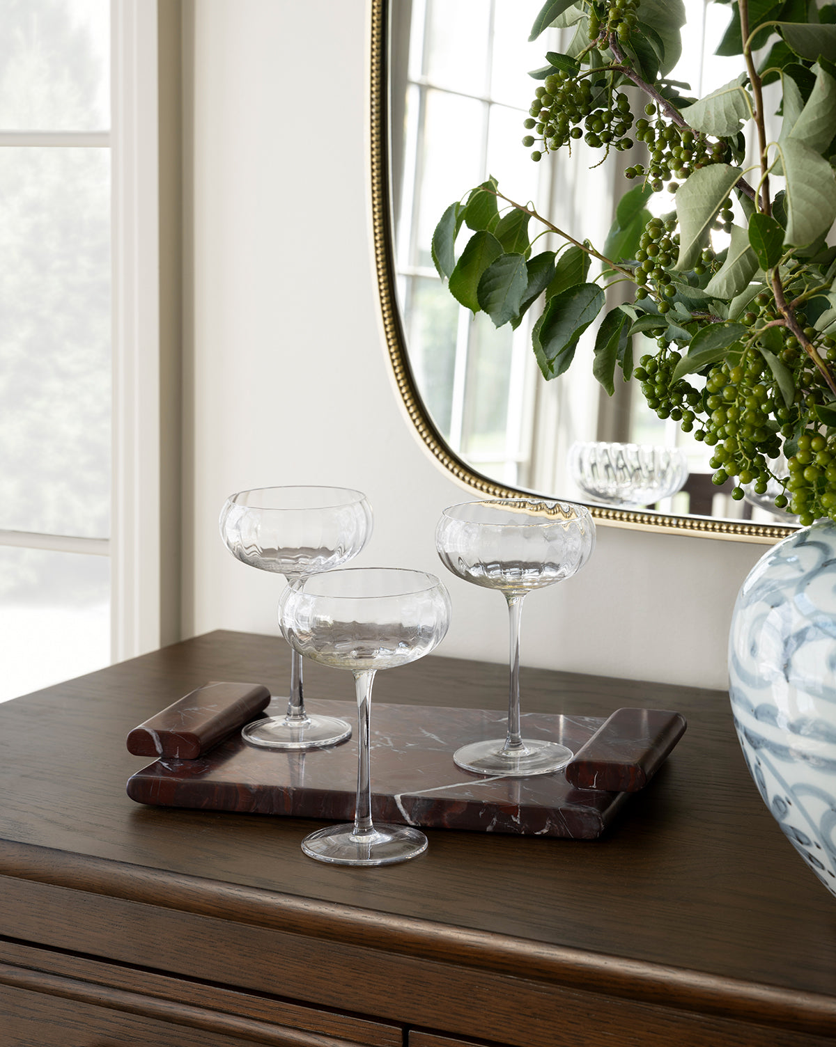 Plateau en marbre Auburn